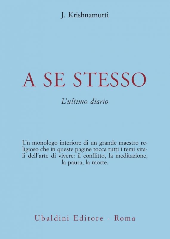 A se stesso. L'ultimo diario