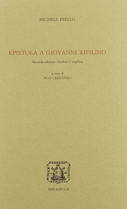 Epistola a Giovanni Xifilino