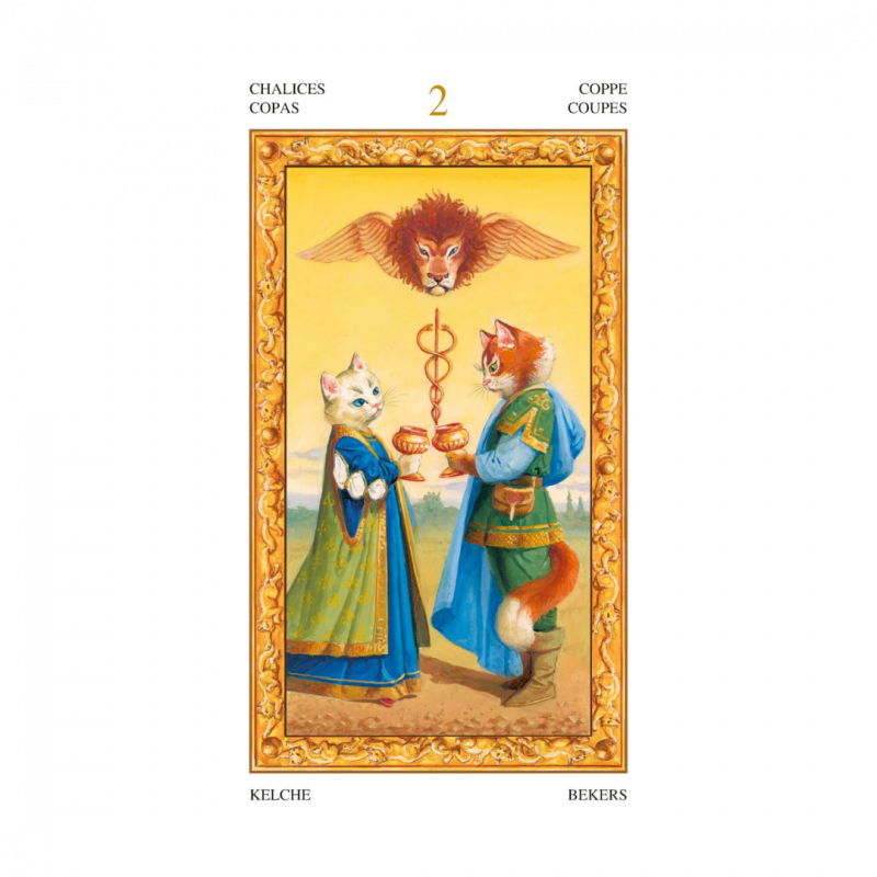 Tarocchi dei gatti bianchi. con istruzioni