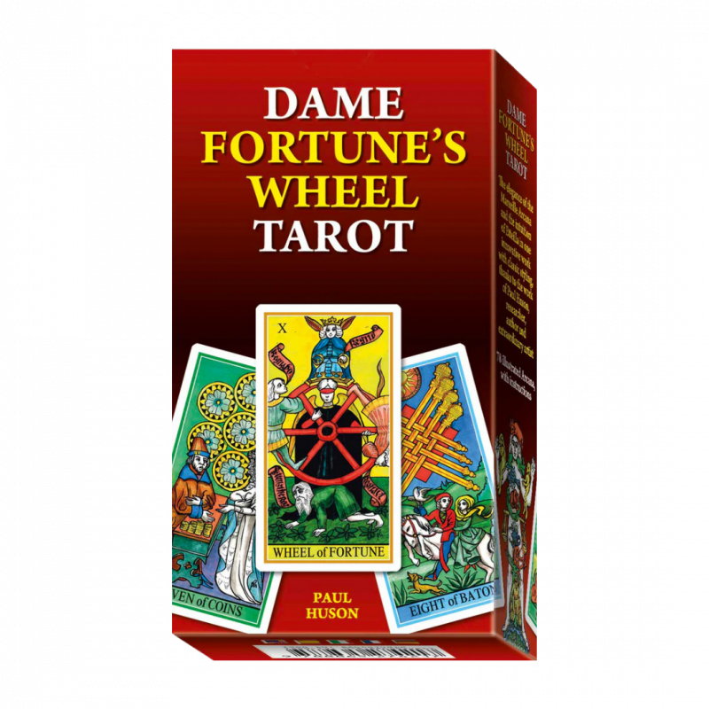 Tarocchi della ruota di dama fortuna. con 78 carte