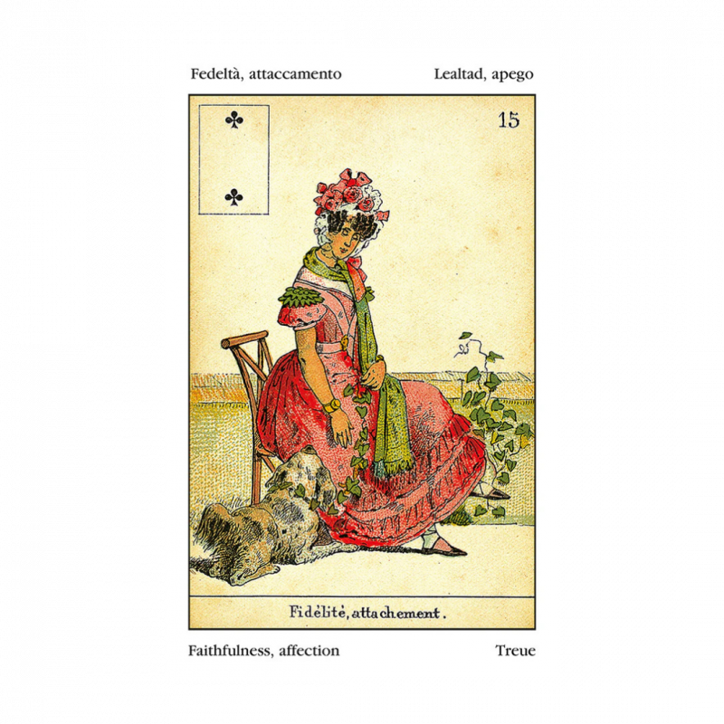 Sibilla indovina. Con carte