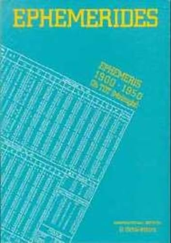 Ephemerides 1900-1950