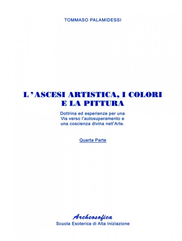27d. L'ascesi artistica i colori e la pittura