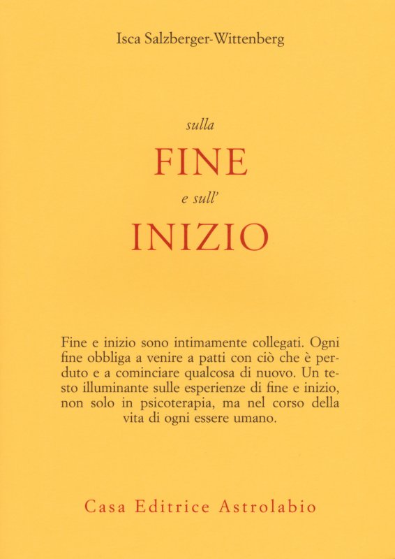 Sulla fine e sull'inizio