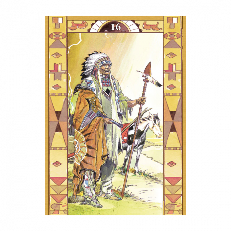 Native American. Oracle cards. Con 33 carte