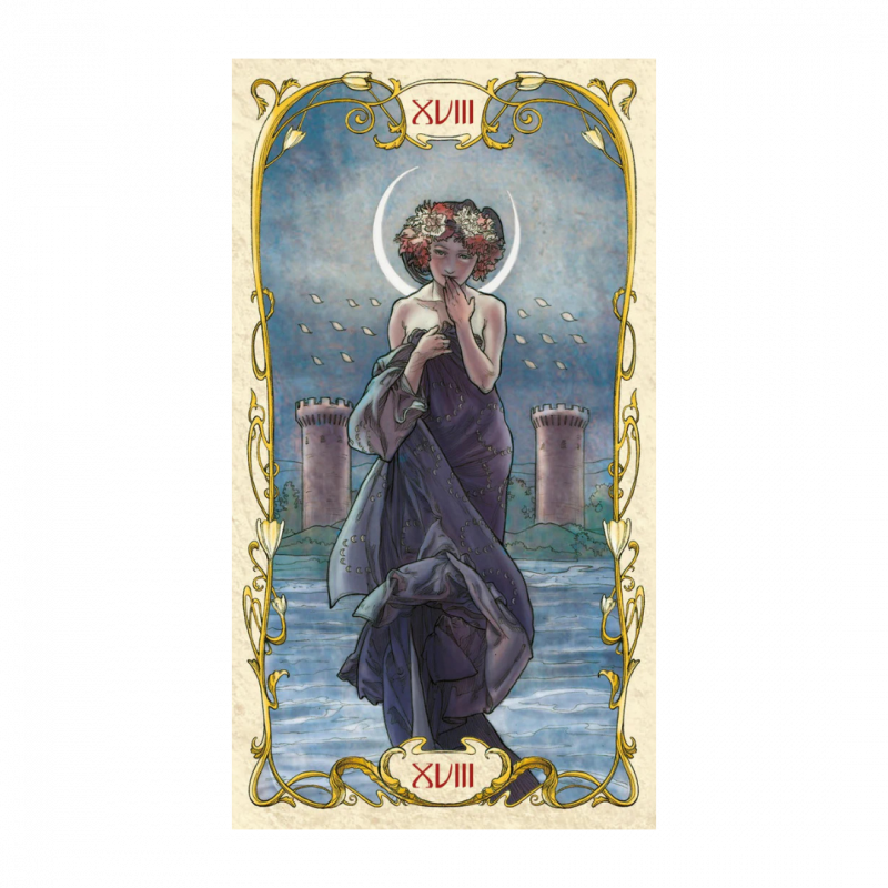 Tarot mucha. ediz. italiana, inglese e spagnola. con istruzioni