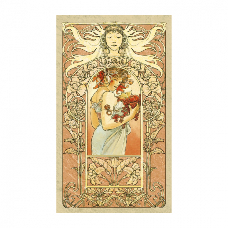 Tarot mucha. ediz. italiana, inglese e spagnola. con istruzioni