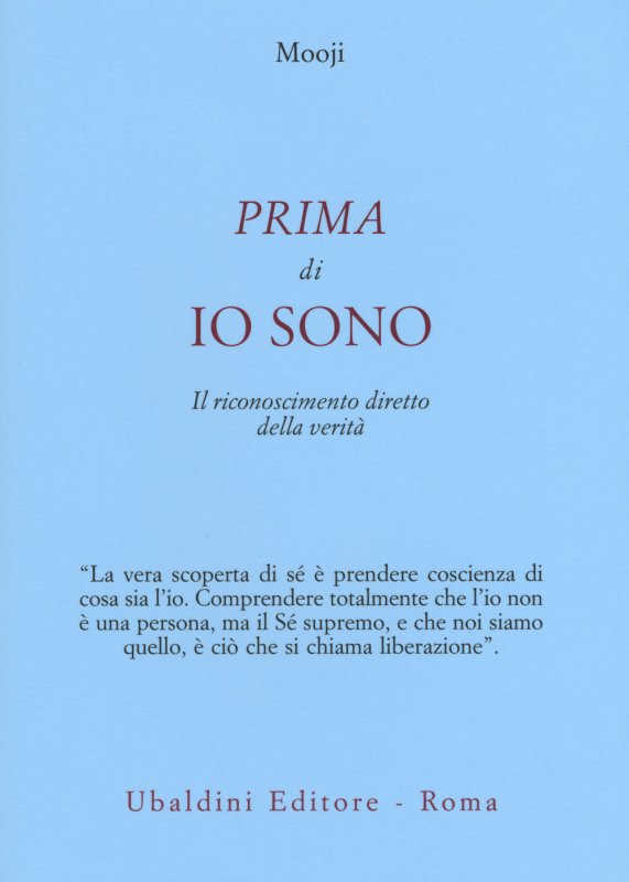 Prima di io sono. Il riconoscimento diretto della verità