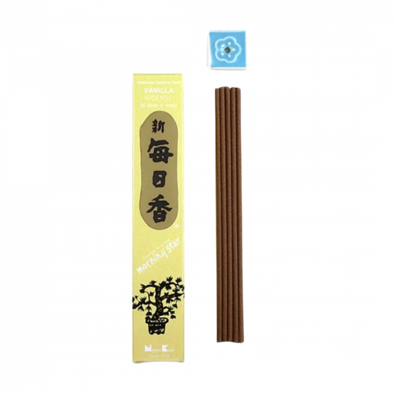 Incenso giapponese morning star vaniglia 50 sticks - 20 gr
