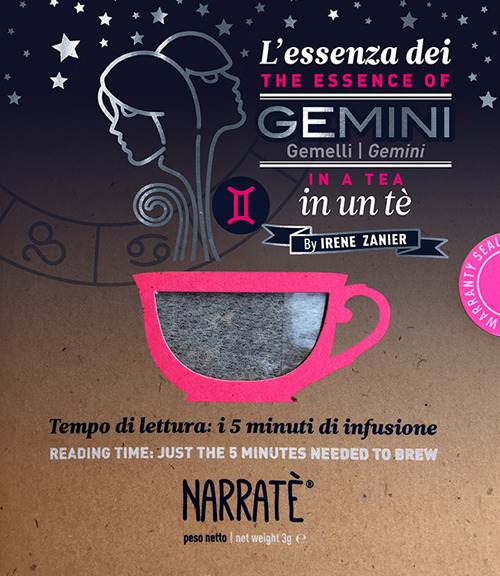 L'essenza dei Gemelli in un tè-The esence of Gemini in a tea. Tempo di lettura: i 5 minuti di infusione