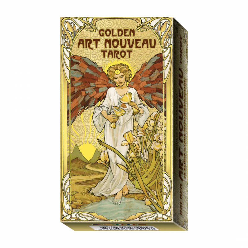 Golden art nouveau tarot
