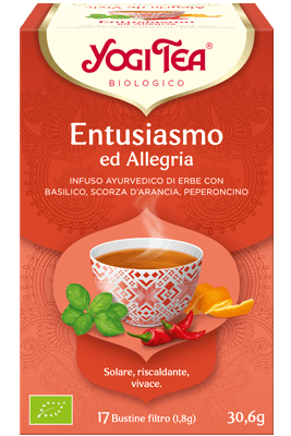 Yogi tea entusiasmo ed allegria - 30,6 gr