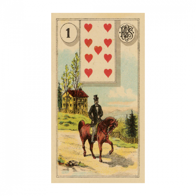 Grand tableau lenormand. oracle card. ediz. multilingue