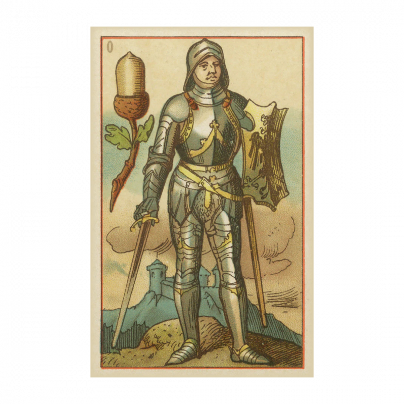 Medieval fortune telling cards