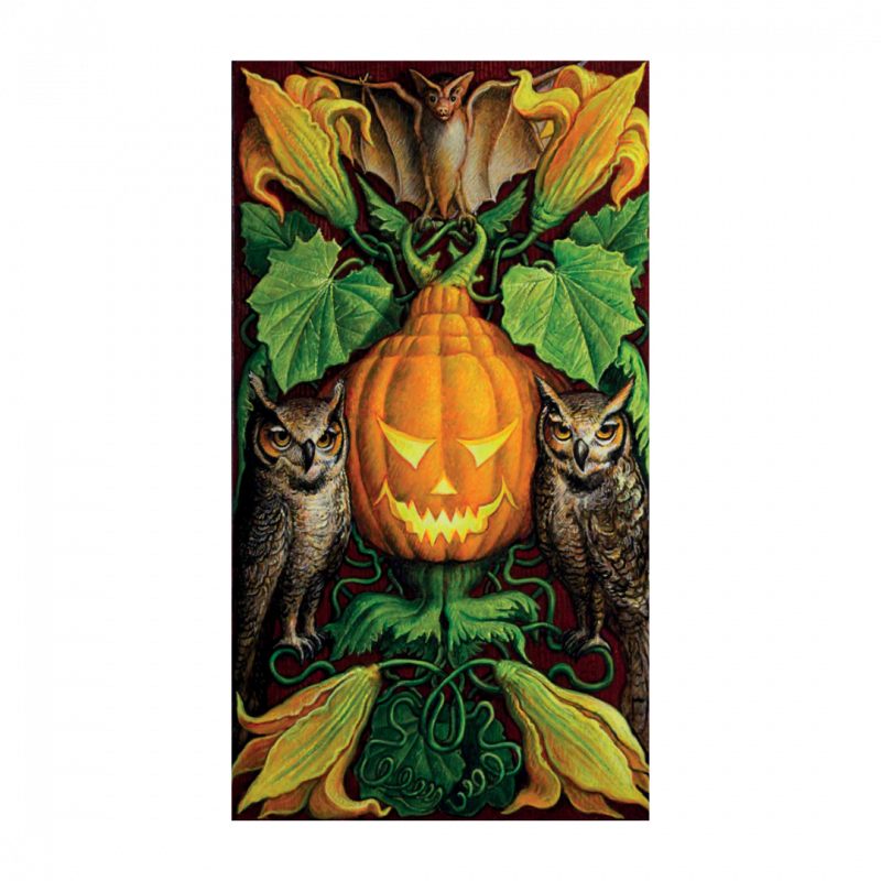 Jack-o'-lantern. tarot