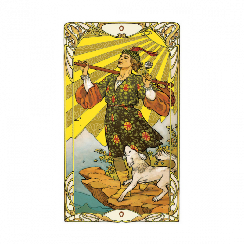 Golden art nouveau. mini tarot. ediz. multilingue