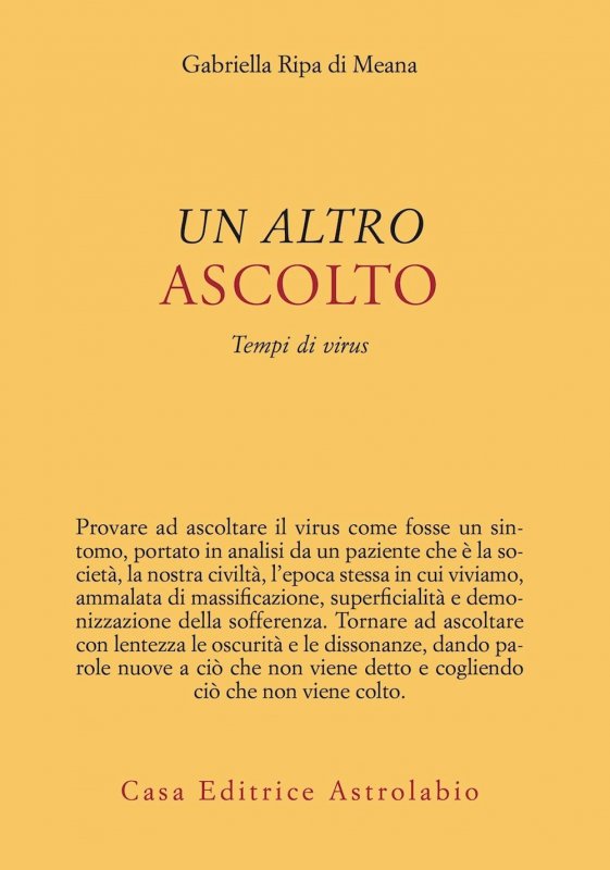 Un altro ascolto. Tempi di virus