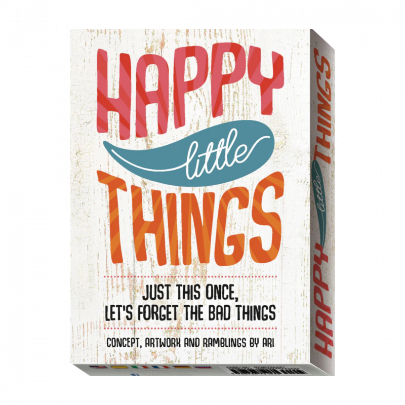 Happy little things - inspirational card