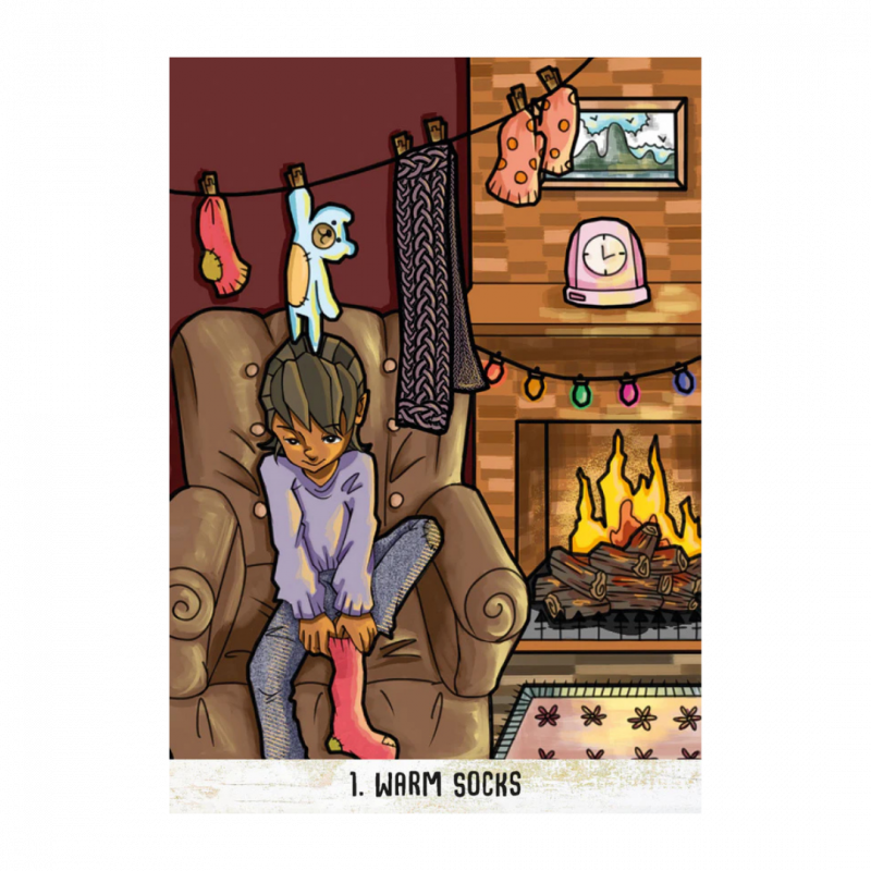 Happy little things - inspirational card