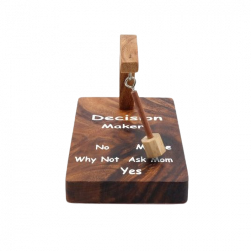 Decision maker gioco in legno e  calamita - si no forse