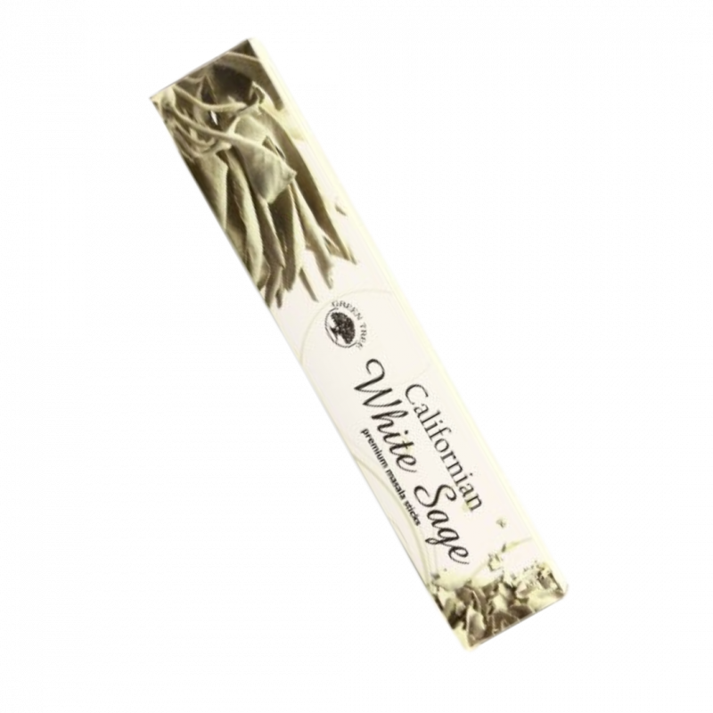 Incenso green tree salvia bianca californiana 12 sticks - 15 gr