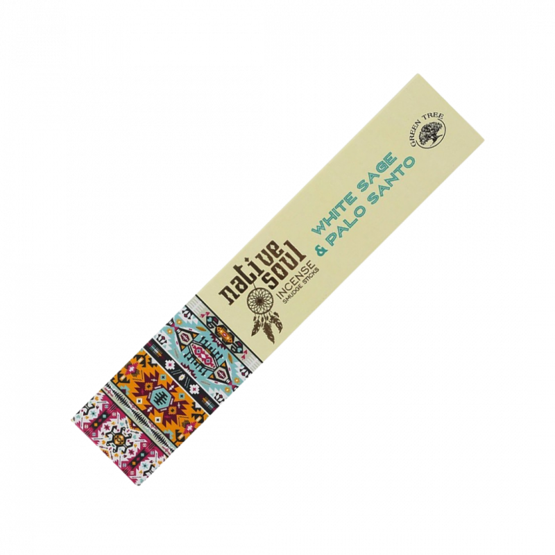 Incenso native soul salvia bianca e palo santo green tree - 15 gr