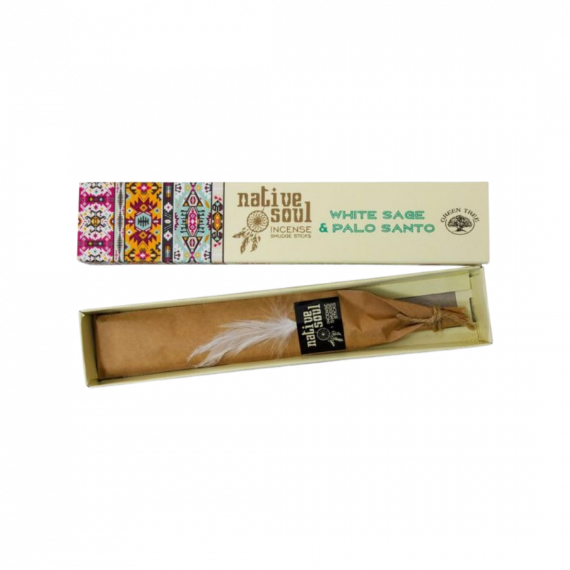 Incenso native soul salvia bianca e palo santo green tree - 15 gr