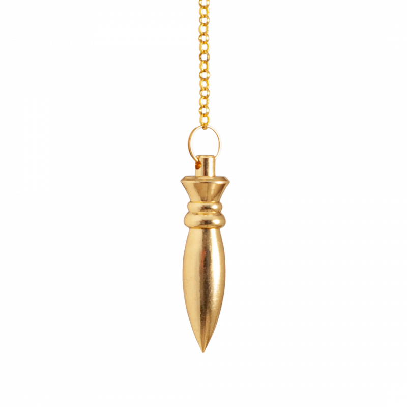 Pendolo micro egizio integrale in ottone - 3,5 cm