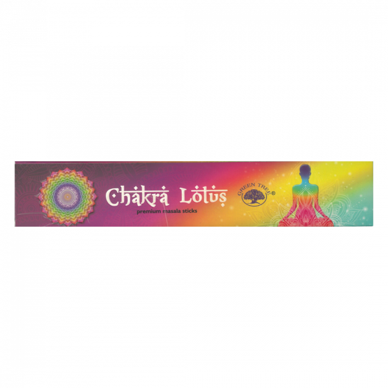 Incenso green tree chakra lotus - 15 gr