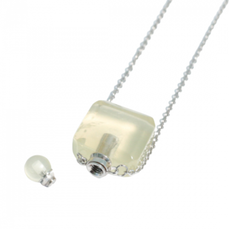 Collana aromaterapia quarzo giallo