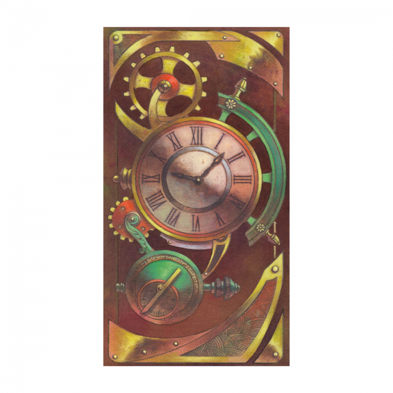 Steampunk art nouveau tarot