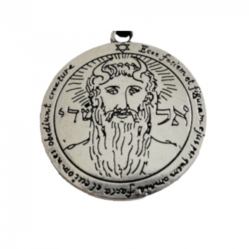 Talismano salomonico primo pentacolo del sole - arg. 925