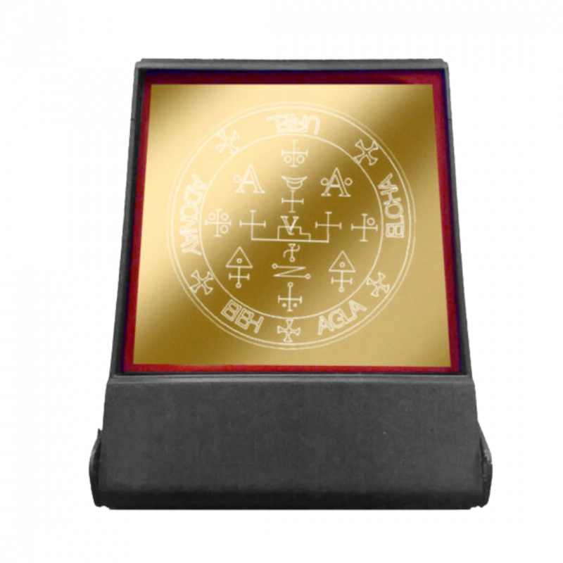 Talismano uriel in piastra - 8 cm x 8 cm