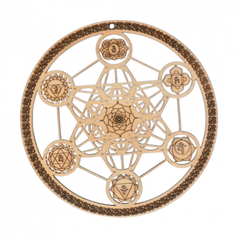 Tavola geometrica sacra cubo di metatron