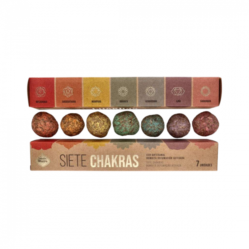 Bombita 7 chakra sagrada madre 7 pz - 58 gr