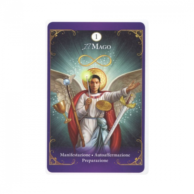 Tarocchi con i messaggi degli angeli custodi. 78 carte. con libro