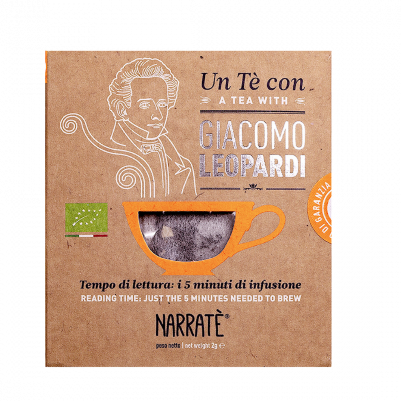 Un tè con Giacomo Leopardi. A tea with Giacomo Leopardi
