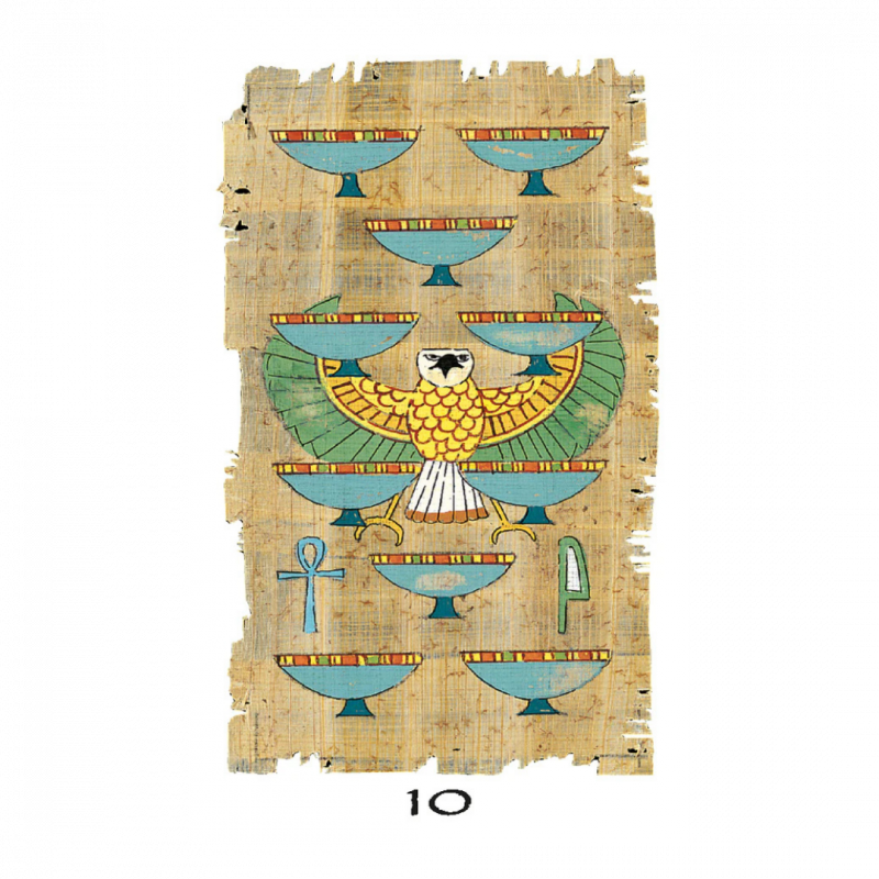 Mini egyptian tarot. ediz. multilingue