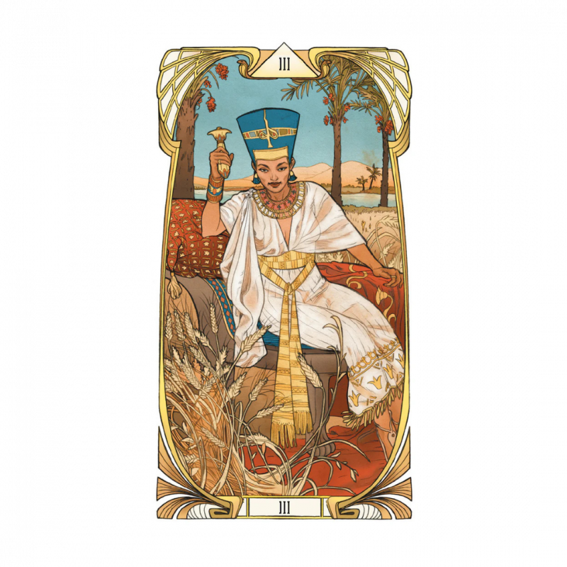 Egyptian art nouveau tarot. ediz. multilingue