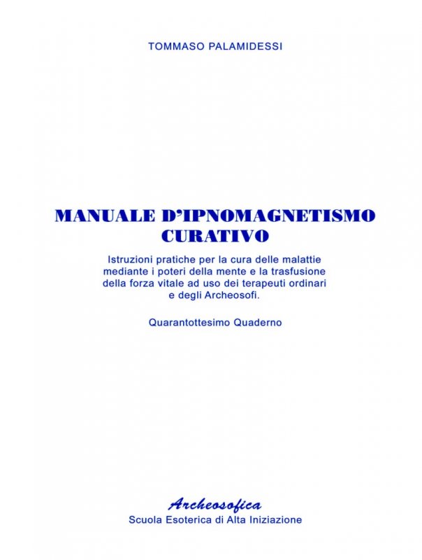 48. Manuale d'ipnomagnetismo curativo