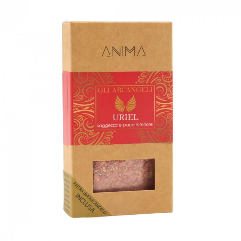 Resina di incenso anima arcangeli uriel con diaspro rosso - 40 gr