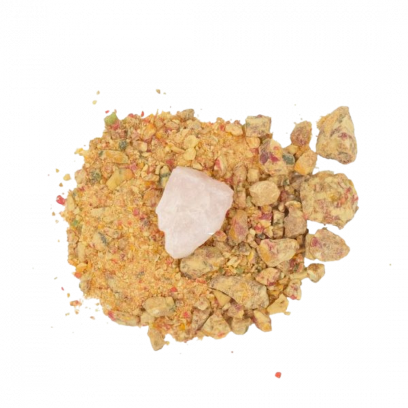 Resina di incenso anima arcangeli jophiel con quarzo rosa - 40 gr