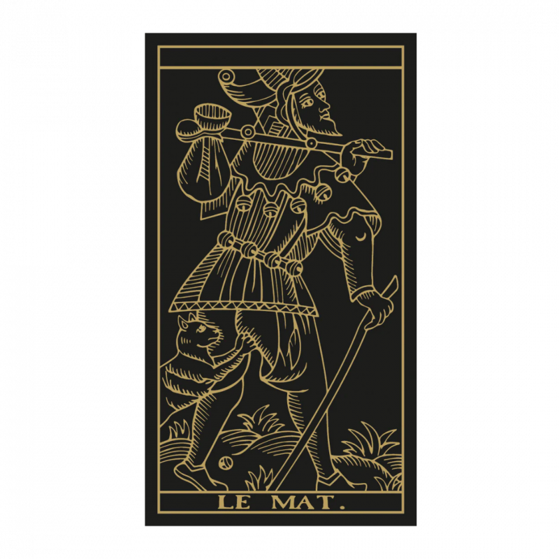 Tarot of marseille gold & black edition. con libro