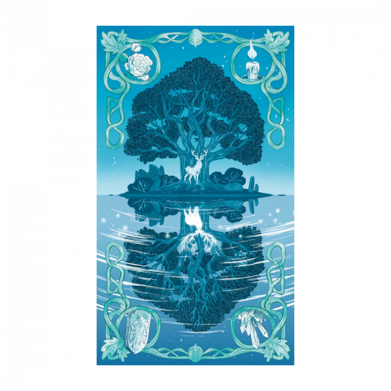 Under the oak. tarot. con libro