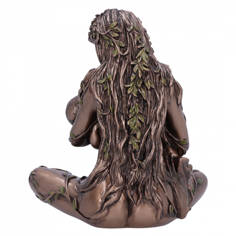 Statua madre terra bronzata - 11 cm