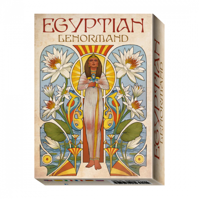 Egyptian art nouveau lenormand oracle. con libro