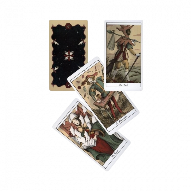 Marseille tarot deck. 78 cards in 4 colours. ediz. deluxe. con guida