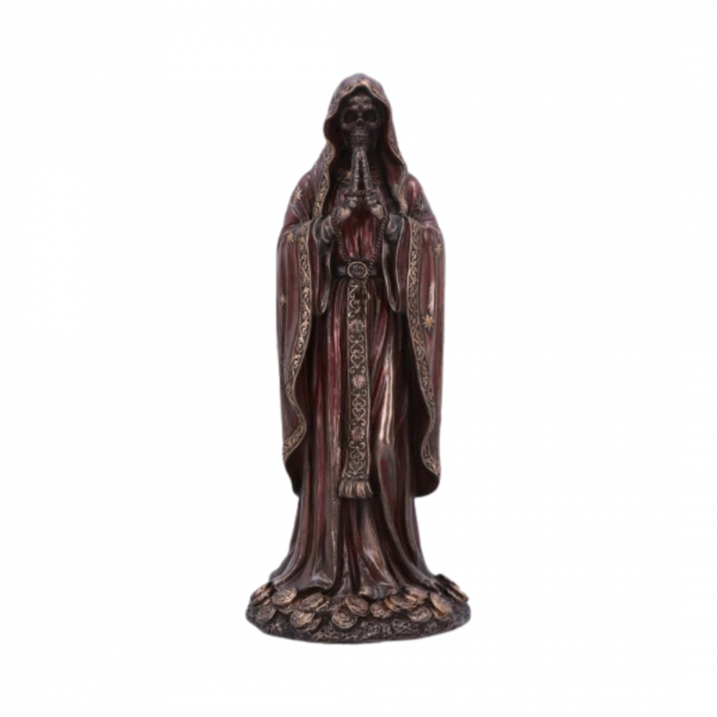 Statua santissima muerte bronzata veronese - 19 cm