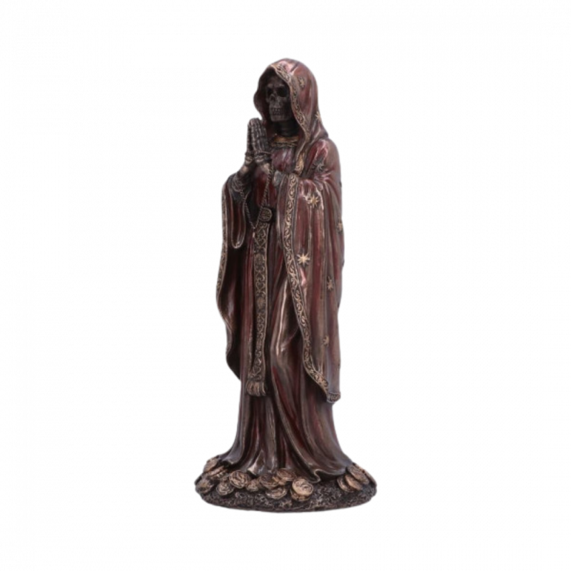 Statua santissima muerte bronzata veronese - 19 cm