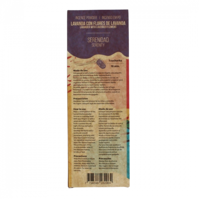 Incenso in polvere premium lavanda sagrada madre